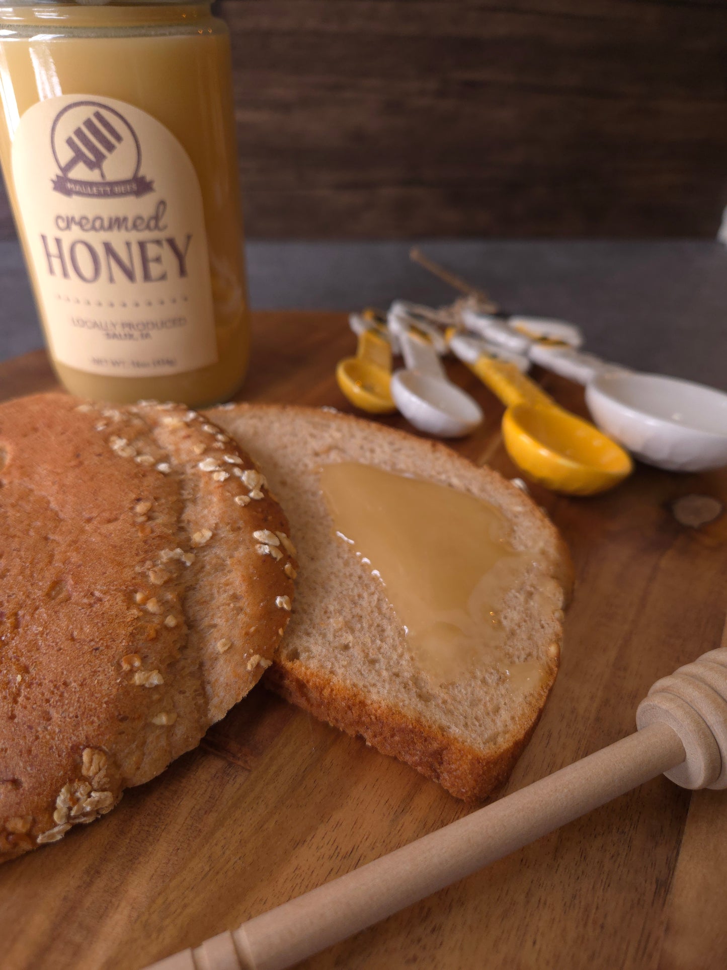 Raw Creamed Honey 16oz