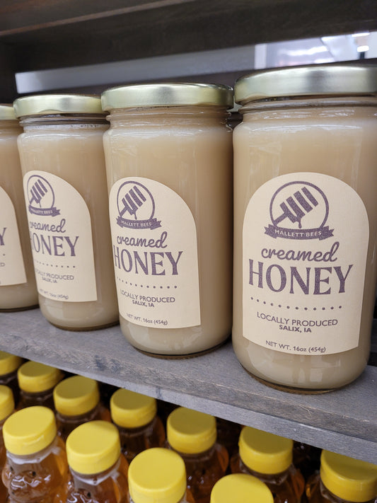 Raw Creamed Honey 16oz