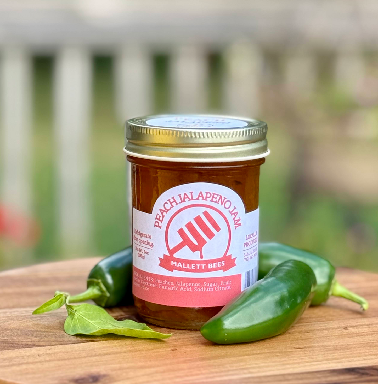 Peach Jalapeno Jam - 9oz