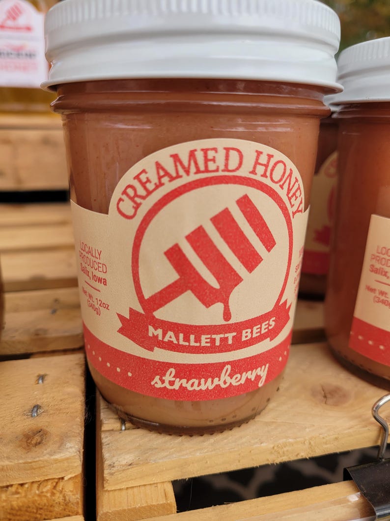 Raw Creamed Honey 12oz